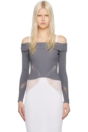 Isa Boulder Gray Floater Sweater
