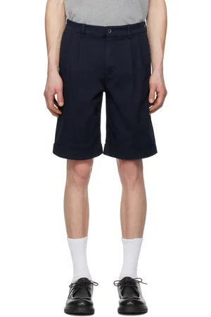 BARENA Navy Scandola Palio Shorts