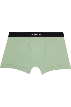 Tom Ford Green Cotton Boxer Briefs