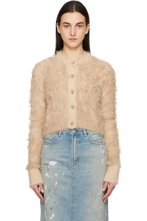 Acne Studios Beige Textured Cardigan