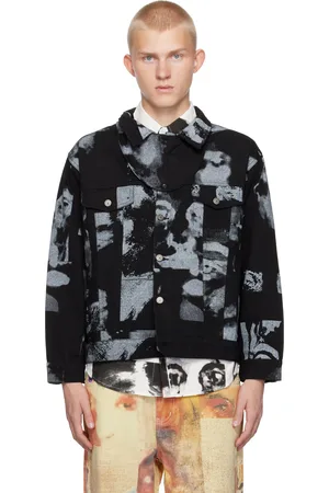 KIDSUPER STUDIOS Collage Faces Denim Jacket