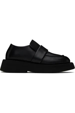 MARSÈLL Black Gomme Gommellone Loafers