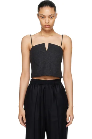 Auralee Gray Fulling Camisole