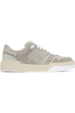 Dolce & Gabbana Beige New Roma Sneakers