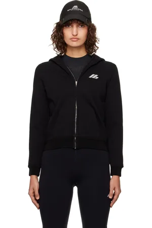 Balenciaga Black Small Zip-Up Hoodie