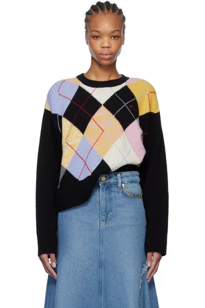 Ganni Multicolor Harlequin Sweater