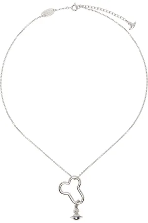 Vivienne Westwood Silver Karla Pendant Necklace