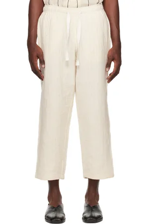 Kartik Research Off-White Drawstring Trousers