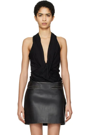 032c Draped Swan Evening Top