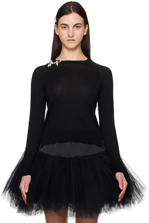 Simone Rocha Black Classic Long Sleeve Sweater