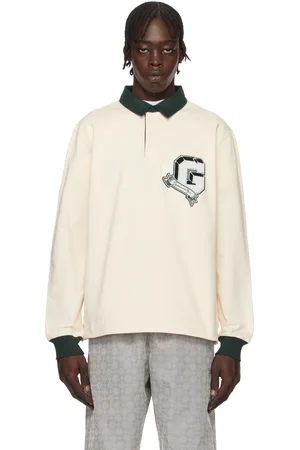 Givenchy Beige Rugby Long-Sleeve Polo