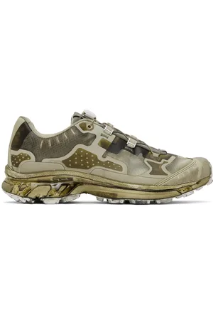 11 BY BORIS BIDJAN SABERI Khaki Salomon Edition Bamba 5 Sneakers