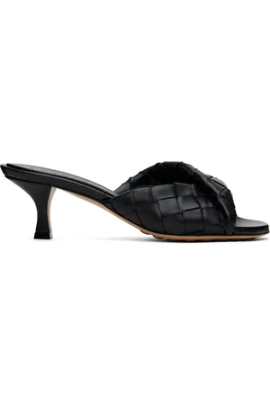 Bottega Veneta Black Blink Mules