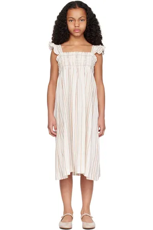 BONPOINT Kids Beige Alexandra Dress