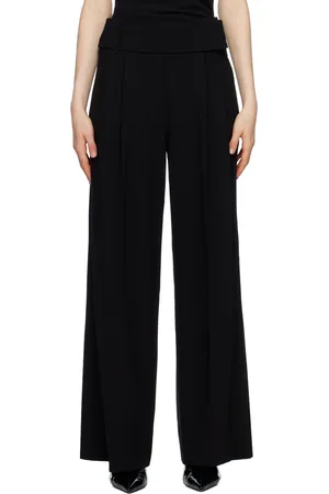 Proenza Schouler Black Matte Trousers
