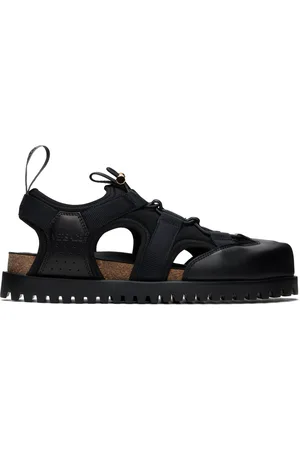 VERSACE Black Medusa Track Sandals