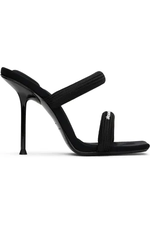 Alexander Wang Julie 105mm Nylon Tubular Heeled Sandals