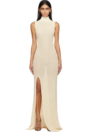 AYA MUSE Off-White Berin Maxi Dress