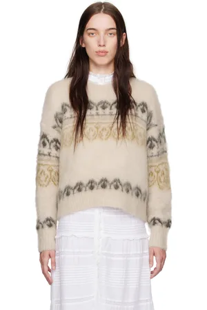 Isabel Marant Beige & Khaki Dully Sweater