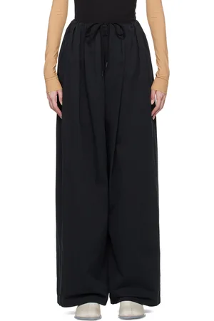 Maison Margiela Black Gathered Trousers