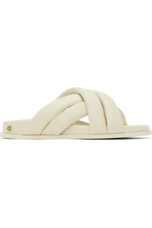 ANINE BING Off-White Lizzie Sandals