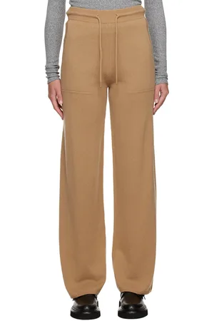Max Mara Tan Relaxed-Fit Lounge Pants