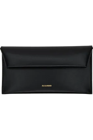Jil Sander Black Folded Clutch