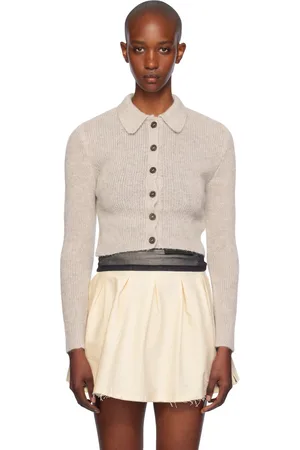 OUR LEGACY Beige Mazzy Polo Cardigan