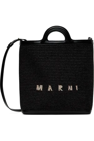 Marni Black Tropicalia Crossbody Tote