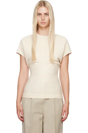 Totême Off-White Slouch Waist Blouse