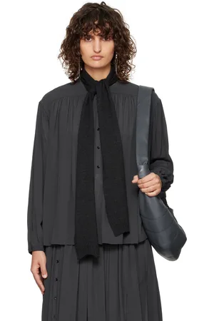 LEMAIRE Gray Gathered Blouse