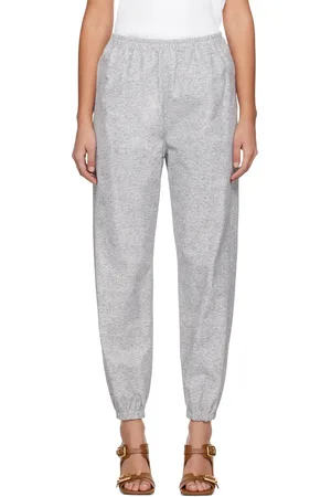 Bottega Veneta Gray Printed Leather Pants