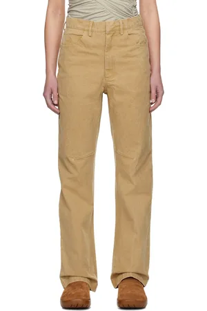 Entire Studios Beige Task Jeans