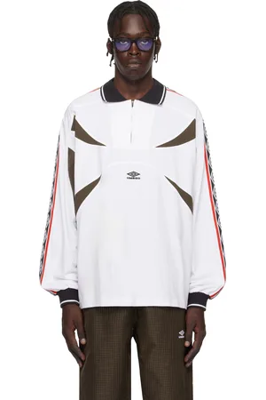 Umbro White Taped Polo