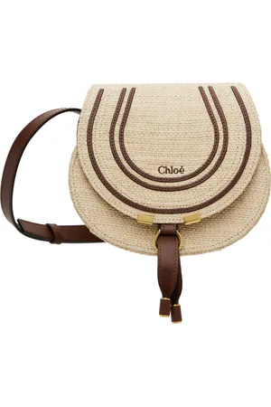 Chloé Beige Small Marcie Saddle Bag