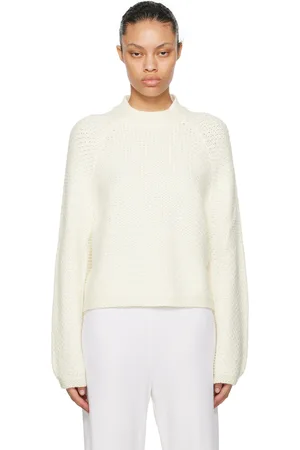 Arch4 White Hull Cashmere Sweater