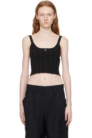 Alexander Wang Black Hardware Tank Top