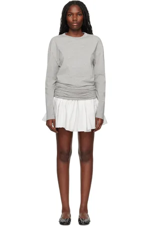Gimaguas Gray & White Chico Minidress