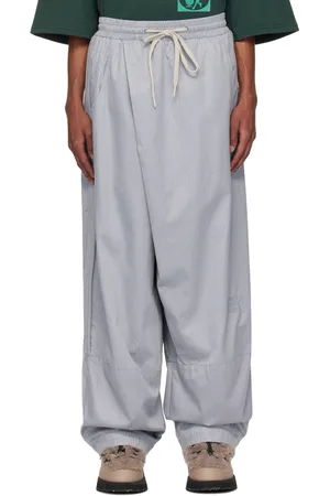 NAMESAKE Gray Lamar Carrot Wide Trousers