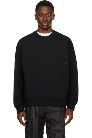 WOOYOUNGMI Black Graphic Sweatshirt