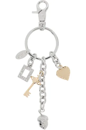 Vivienne Westwood Silver & Gold Multi Charm Keychain
