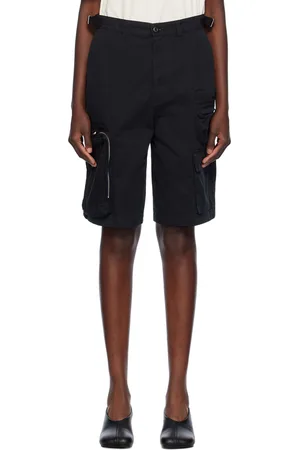 Maison Margiela Black Cotton Shorts