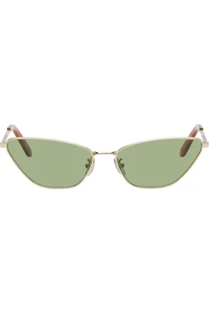 Retrosuperfuture Gold Spillo Sunglasses