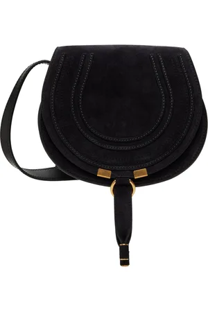 Chloé Navy Marcie Small Saddle Bag