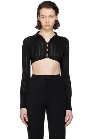 Alaïa Black Crinoline Cardigan