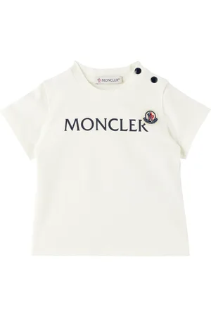 Moncler Baby White Logo Jersey T-shirt