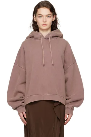 Acne Studios Purple Logo Patch Hoodie