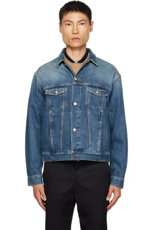 Burberry Blue Faded Denim Jacket