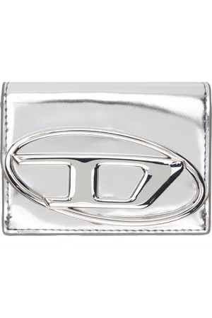 Diesel Silver 1dr Tri Fold Coin Xs Ii Wallet