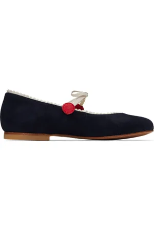 BONPOINT Kids Navy Emilda Ballerina Flats